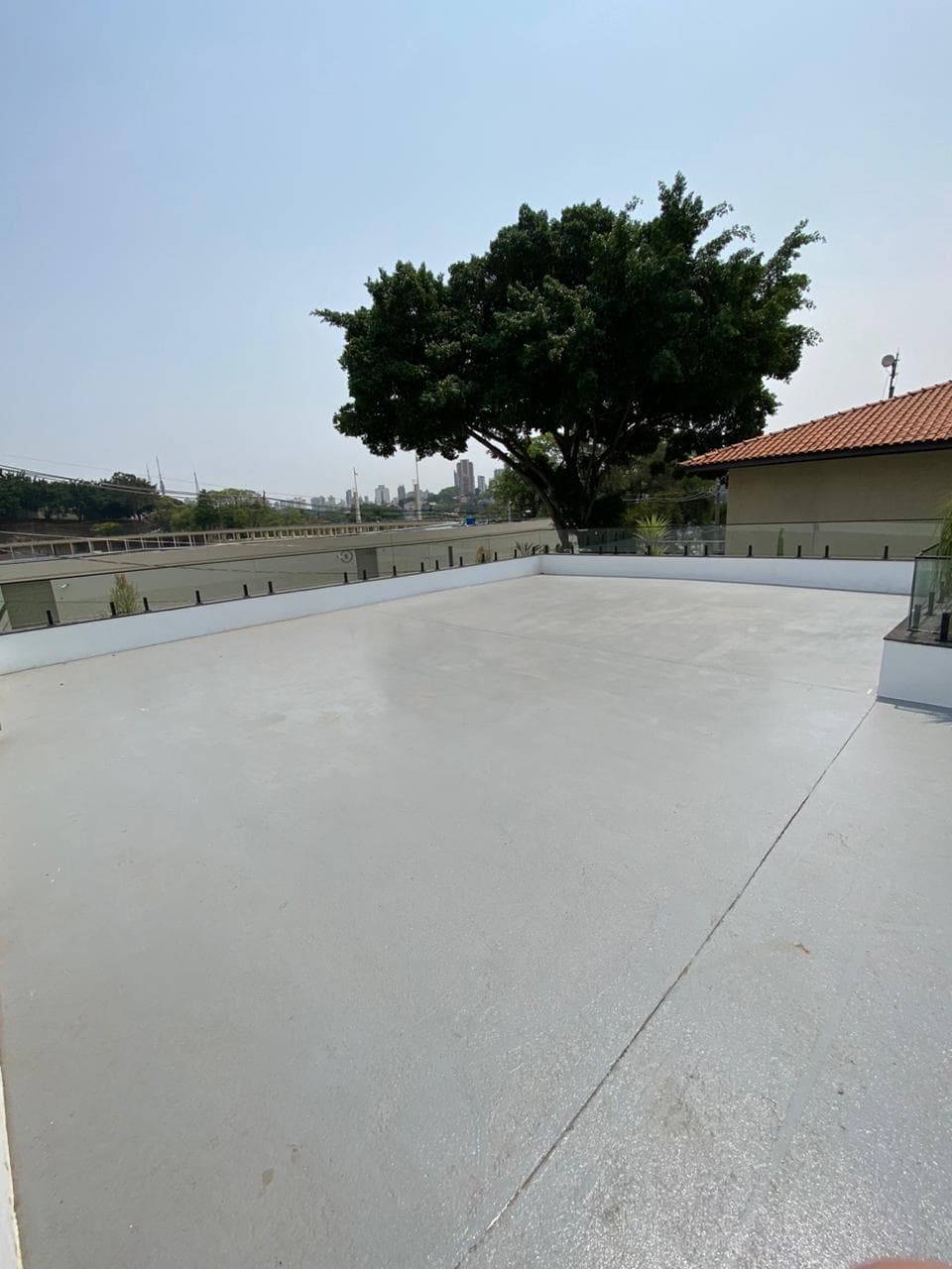 Vista para casamento em rooftop